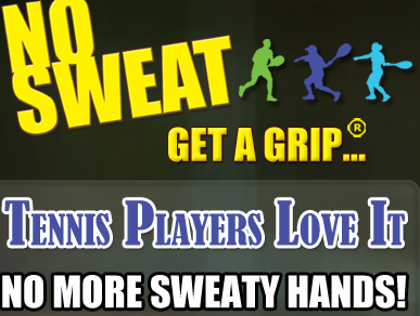 No Sweat Lotion for Tennis Players